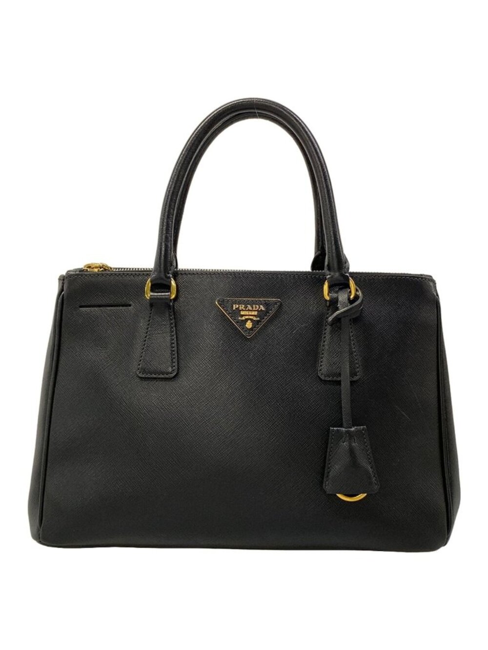 Prada Handbag Galleria Black Leather